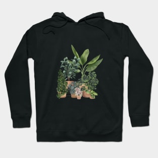 House Plants Illustration 15 Hoodie